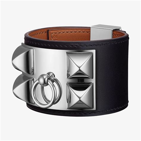 Hermès Collier De Chien Leather Bracelet .